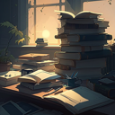 iliekcomputers_a_pile_of_books_on_a_table_in_a_library_digital__a8469195-49fa-4e6a-a0ef-d4b832cb1f89.png
